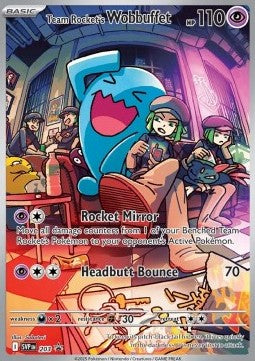SCARLET & VIOLET, Black Star Promo - SVP-203 : Team Rocket's Wobbuffet (Full Art)