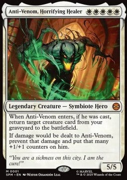 MTG - Marvel's Spider-Man - 0001 : Anti-Venom, Horrifying Healer (Foil)