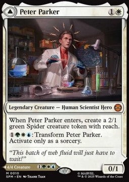 MTG - Marvel's Spider-Man - 0010 : Peter Parker // Amazing Spider-Man (Foil)