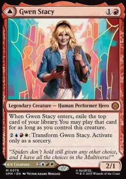 MTG - Marvel's Spider-Man - 0078 : Gwen Stacy // Ghost-Spider (Foil)
