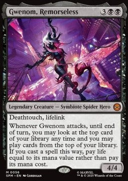 MTG - Marvel's Spider-Man - 0056 : Gwenom, Remorseless (Foil)