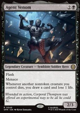 MTG - Marvel's Spider-Man - 0049 : Agent Venom (Foil)