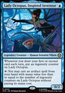 MTG - Marvel's Spider-Man - 0035 : Lady Octopus, Inspired Inventor (Non Foil)