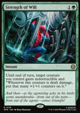 MTG - Marvel's Spider-Man - 0118 : Strength of Will (Non Foil)