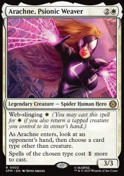 MTG - Marvel's Spider-Man - 0002 : Arachne, Psionic Weaver (Foil)