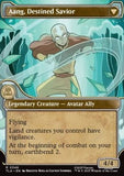 MTG - Avatar: The Last Airbender - 0346 : Aang, at the Crossroads // Aang, Destined Savior (Foil) (Borderless)