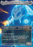 MTG - Avatar: The Last Airbender - 0298 : Aang, Swift Savior // Aang and La, Ocean's Fury (Foil) (Borderless)