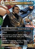 MTG - Marvel Super Heroes - 0346 : King T'Challa // Black Panther, Hope Enduring (Foil) (Borderless)