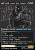 MTG - Marvel Super Heroes - 0373 : King T'Challa // Black Panther, Hope Enduring (Non Foil) (Borderless)