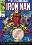 MTG - Marvel Super Heroes - 0392 : Tony Stark // The Invincible Iron Man (Foil) (Borderless)
