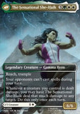 MTG - Marvel Super Heroes - 0328 : Jennifer Walters // The Sensational She-Hulk (Foil) (Borderless)