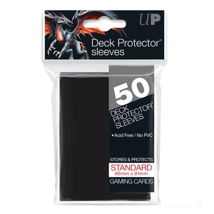 Sleeves - Ultra Pro - Standard Size - 50ct - Black (7943308017911)