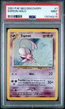PSA - Pokemon - Neo - Discovery - 01/75 : Espeon (Unlimited) - PSA 9