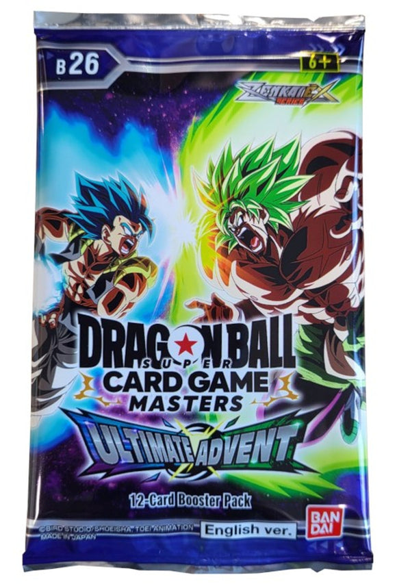 Dragon Ball Super Card Game - B26 Zenkai Series (Ultimate Advent) - Bo Cosmic Collectables UK Dragon Ball Super Card Game - B26 Zenkai Series (Ultimate Advent) - Bo Cosmic Collectables UK
