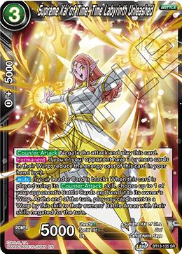 Supreme Rivalry - BT13-135 : Supreme Kai of Time, Time Labyrinth Unleashed (Super Rare) (7967740526839)