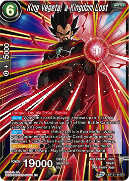 Supreme Rivalry - BT13-146 : King Vegeta, a Kingdom Lost (Super Rare) (7967740788983)