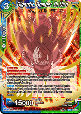 Dragon Ball Super - Malicious Machinations - BT8-123 : Gigantic Bomber Dr.Uiro (Super Rare) (7967744033015)