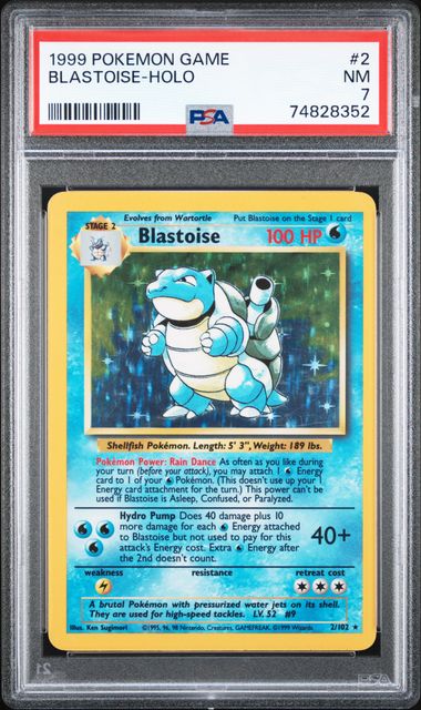 PSA - Pokemon - Base Set - 003/102 : Blastoise - PSA 7