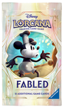 Disney Lorcana Card Game - Fabled - Booster Packs (12 Cards)