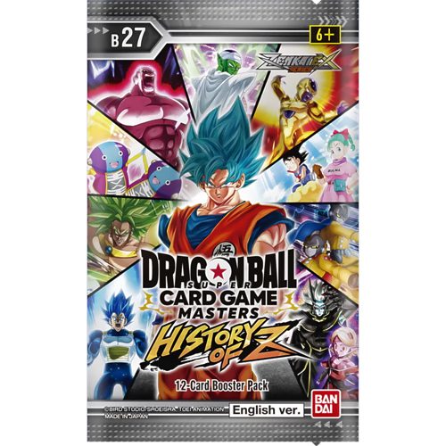 Dragon Ball Super Card Game - B27 History of Z - Booster Pack - Zenkai Series