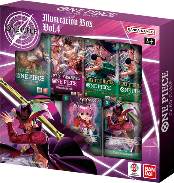 One Piece Card Game - IB-04 - Illustration Box - (4 Packs)