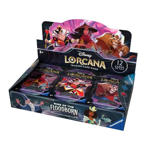 Disney Lorcana Card Game - Rise Of Floodborn - Booster Box (24 Packs) (8053255405815)