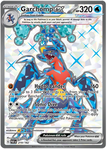 SCARLET AND VIOLET, Paradox Rift - 219/182 : Garchomp ex (Full Art) (8014234255607)