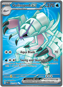 SCARLET AND VIOLET, Paradox Rift - 221/182 : Golisopod ex (Full Art) (8014234517751)