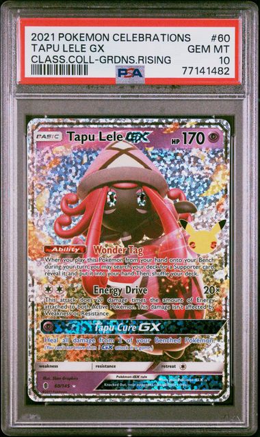 PSA - Pokemon - Celebrations - 060/145 : Tapu Lele (Full Art) - PSA 10 (8404937408759)