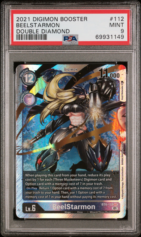 digimon card game beelstarmon PSA - Digimon - Double Diamond - BT6-112 : Beelstarmon (Secret Rare)