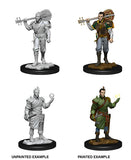 Dungeons & Dragons - WizKids - Male Half-Elf Bard (Unpainted) - Nolzur's Marvelous Minitaures