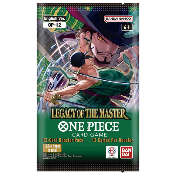 One Piece Card Game - OP12 - Legacy of the Master - Booster Pack - (12 Cards)