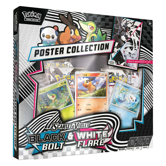 Pokemon - Scarlet & Violet Black Bolt & White Flare - Poster Collection - Unova Collection Box