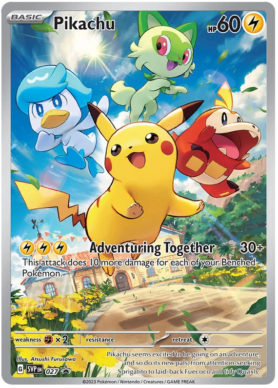 Pokemon TCG Pikachu SM81 Black Star Promo - Galaxy Holo Rare - Moderately Played