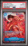 PSA - One Piece - Paramount War - OP02-062 : Monkey.D.Luffy (Parallel) - PSA 10 (8071499940087)