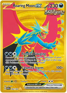 SCARLET AND VIOLET, Paradox Rift - 262/182 : Roaring Moon ex (Hyper Rare) (8014243168503)