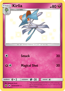 SUN AND MOON, Hidden Fates - SV35/SV94 : Kirlia (Shiny Vault) (7921560617207)