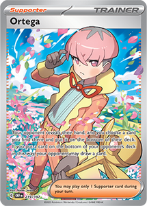 SCARLET AND VIOLET, Obsidian Flames - 219/197 : Ortega (Full Art) (7961796411639)