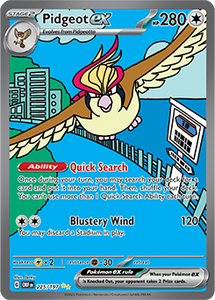 SCARLET AND VIOLET, Obsidian Flames - 225/197 : Pidgeot ex (Full Art) (7961801359607)