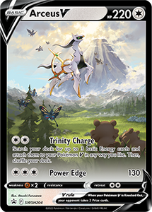 SWORD AND SHIELD, Black Star Promo - SWSH204 : Arceus V (Full Art) (7952139944183)