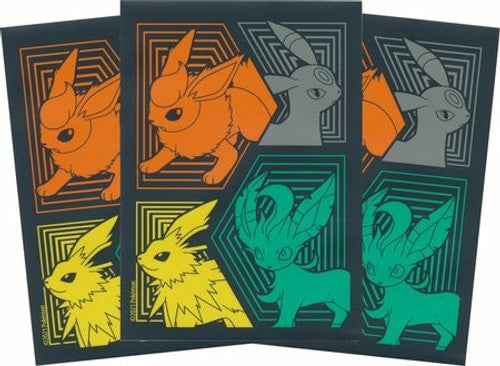 Card Sleeves -Evolving Skies - Leafeon, Umbreon, Jolteon, Flareon - QTY: 65 (8054232875255)