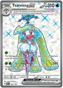 SCARLET AND VIOLET, Paradox Rift - 220/182 : Tsareena ex (Full Art) (8014234321143)