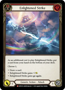 Welcome to Rathe (UNL) - WTR159 : Enlightened Strike (Red) (Rainbow Foil) (7964592505079)