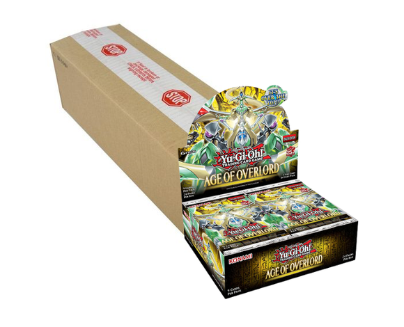 Yu-Gi-Oh! - Booster Box Case (12 Boxes) - Age Of Overlord (1st Edition) (7961331106039)