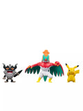 Pokemon - Battle Figure Set - Pikachu , Perrserker & Hawlucha (9511334772983)