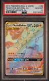 PSA - Pokemon - Sun&Moon, Team Up - 184/181 : pikachu & zekrom (Rainbow Rare) - PSA 10