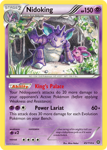 X&Y, Steam Siege - 045/114 : Nidoking (Reverse Holo) (7921683955959)