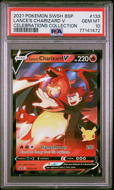 PSA - Pokemon - Black Star Promo - SWSH260 : Charizard V (Full Art) - PSA 10 (8404915585271)
