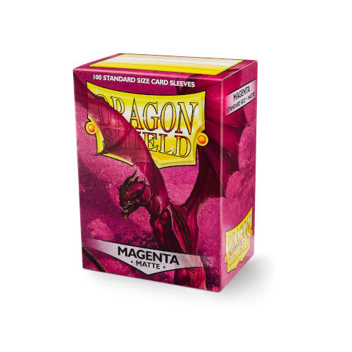 Dragon Shield - Magenta - Classic Size Sleeves (Matte) (100ct) (8054226813175)