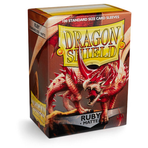 Dragon Shield - Ruby - Classic Size Sleeves (Matte) (100ct) (8054227796215)